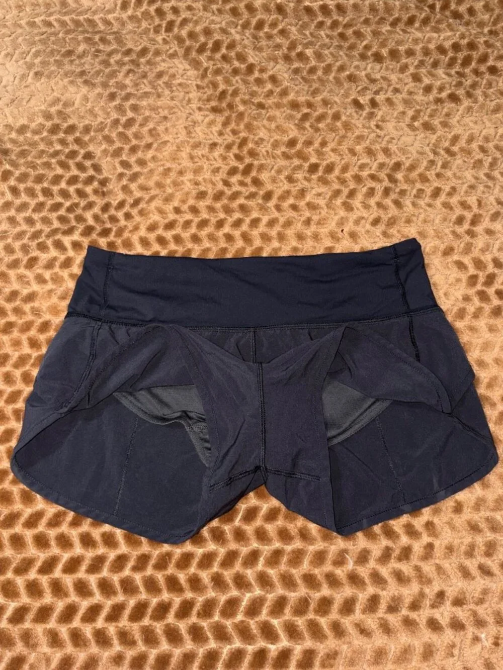 Lululemon Black Run Speed Shorts Block-It Pocket 2.5